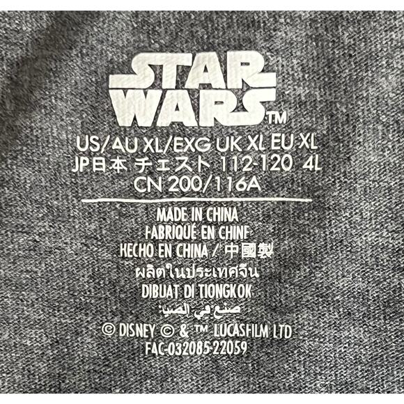 Star Wars Mandalorian & Grogu Shirt XL Strong with the Force Organic Long Sleeve - Picture 4 of 12